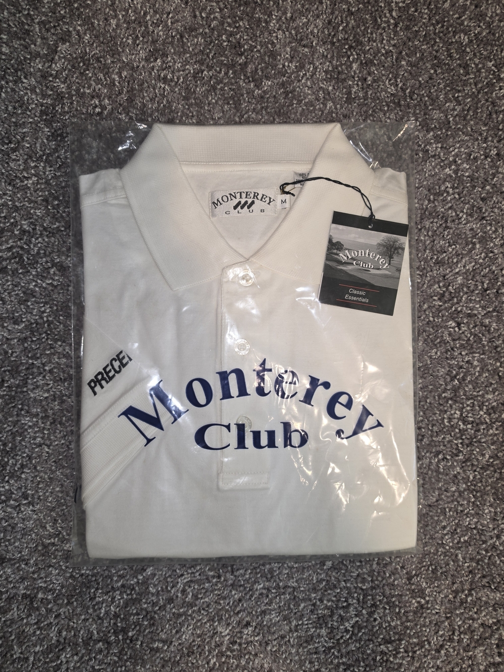Monterey Club Men’s White Polo Shirt